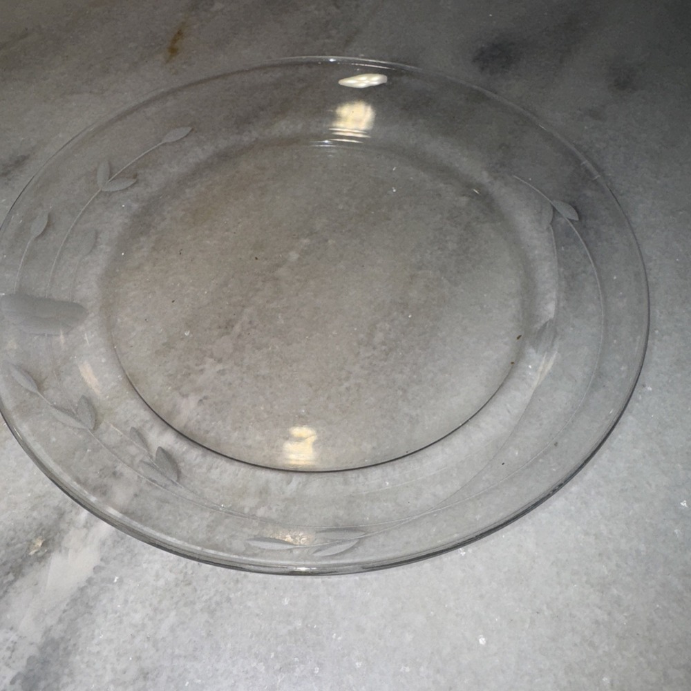 Princess House Glass Salad‎ Plates